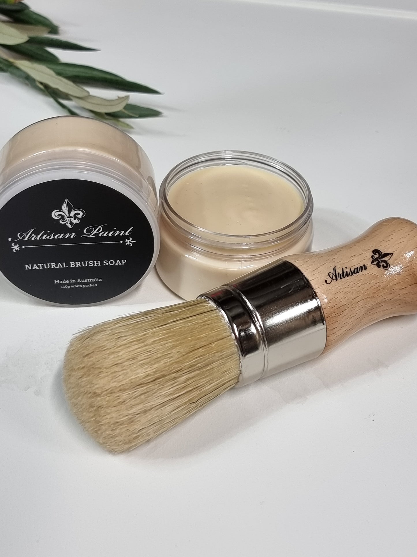 Restyled Furniture Studio Yarra Valley Melbourne Australia Artisan Paint Company Wax Brush