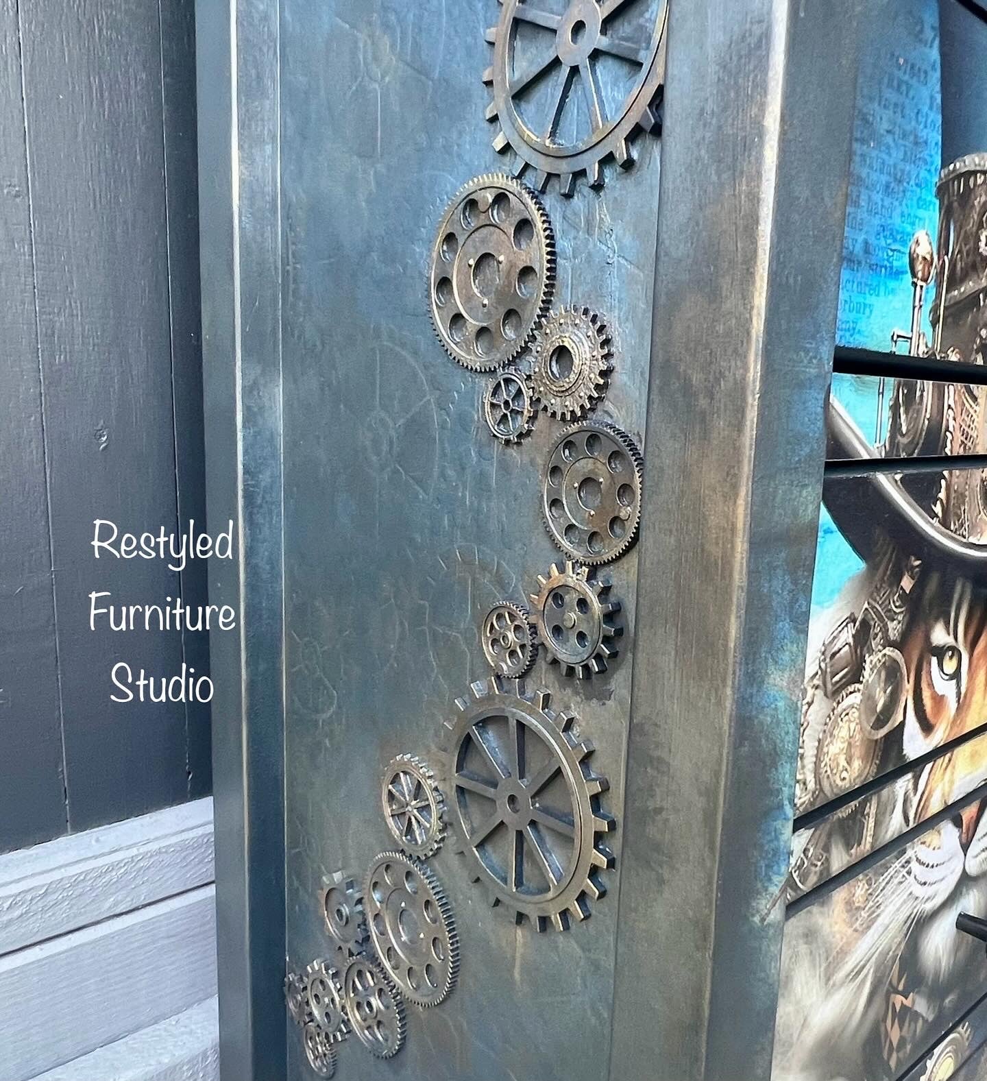Steampunk Drawers by Restyled Furniture Studio