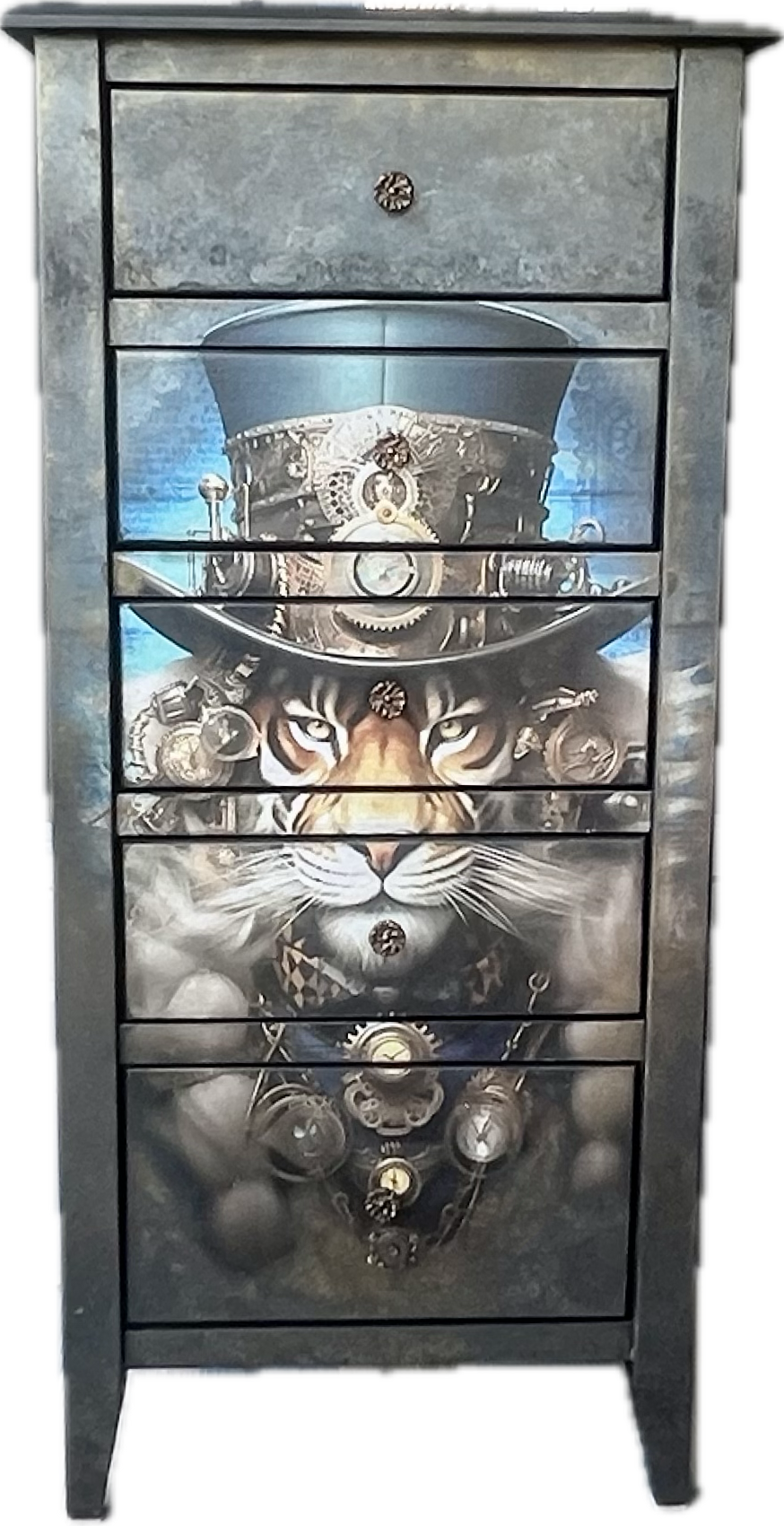 Steampunk Drawers by Restyled Furniture Studio