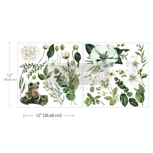 Redesign Decor Transfers® - Froggy Meadow Greens (Middy Transfers)