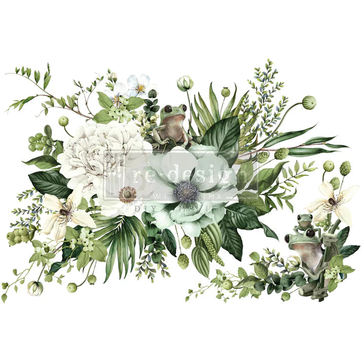 Redesign Decor Transfers® - Froggy Meadow Greens