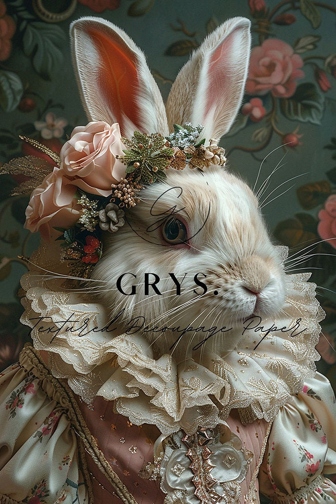 Grys Textured Decoupage Paper - Mrs Lupin