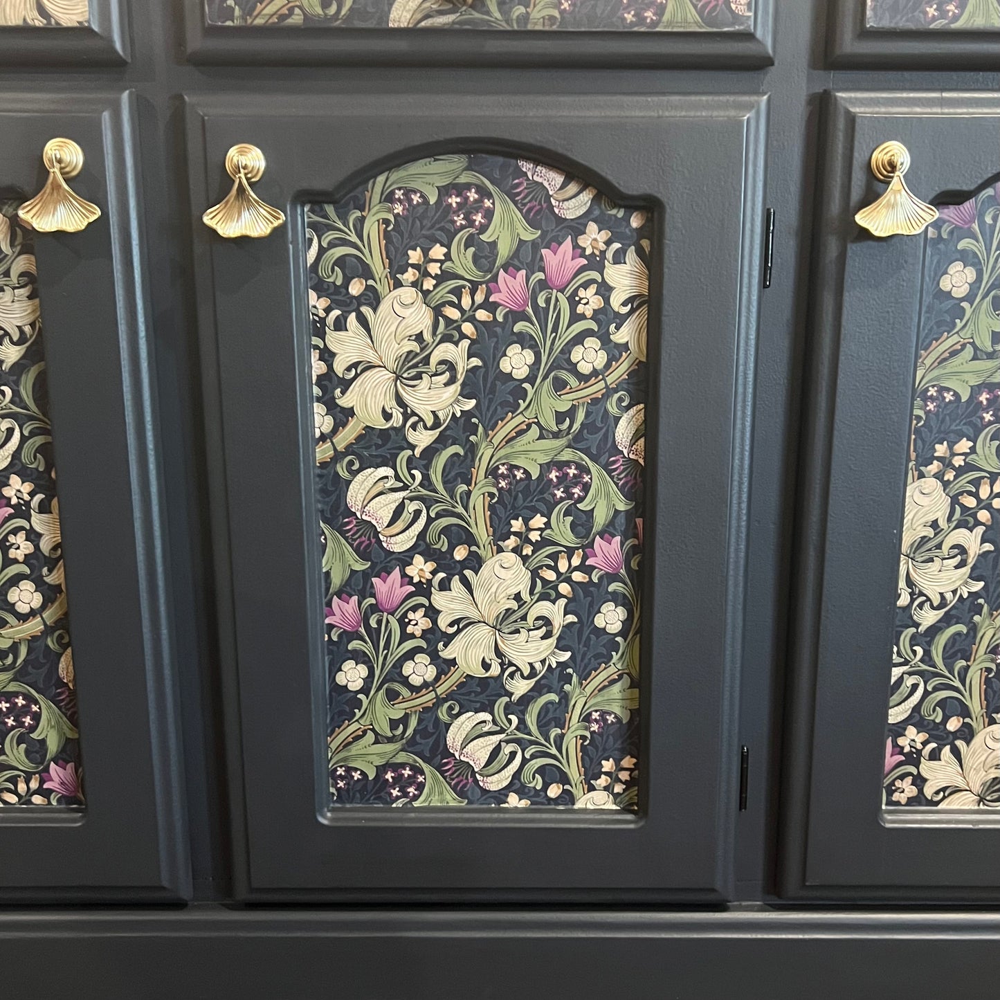 William Morris Golden Lily Sideboard by Restyled Furniture Studio