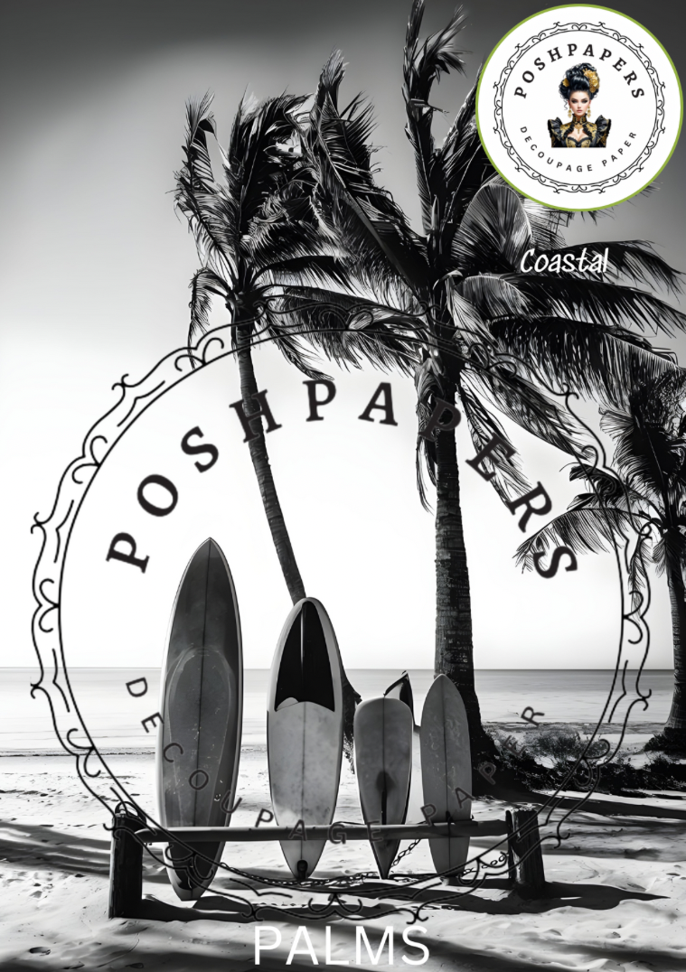 Posh Papers Decoupage Paper - Palms