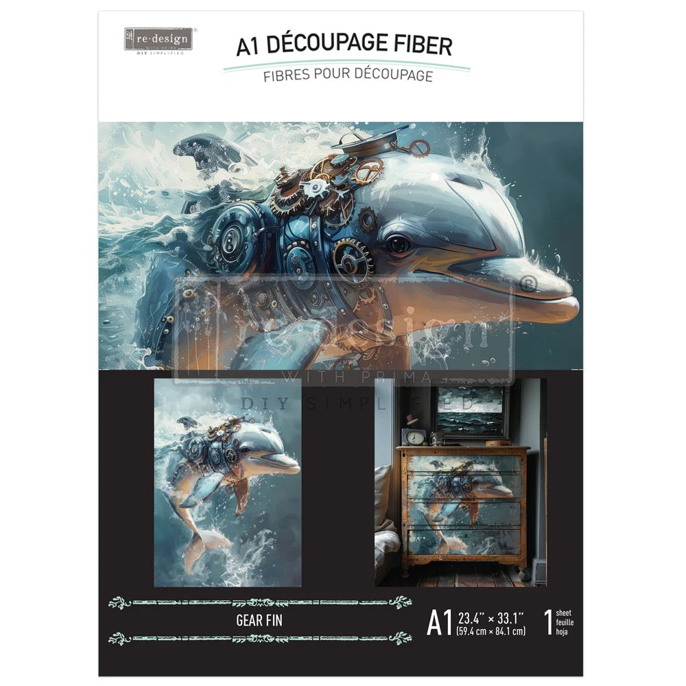 Redesign A1 Decoupage Fiber Décor Tissue Paper - Gearfin