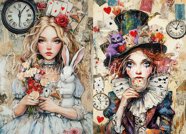 Whimsykel Decoupage Paper - Allison Mattie Duo