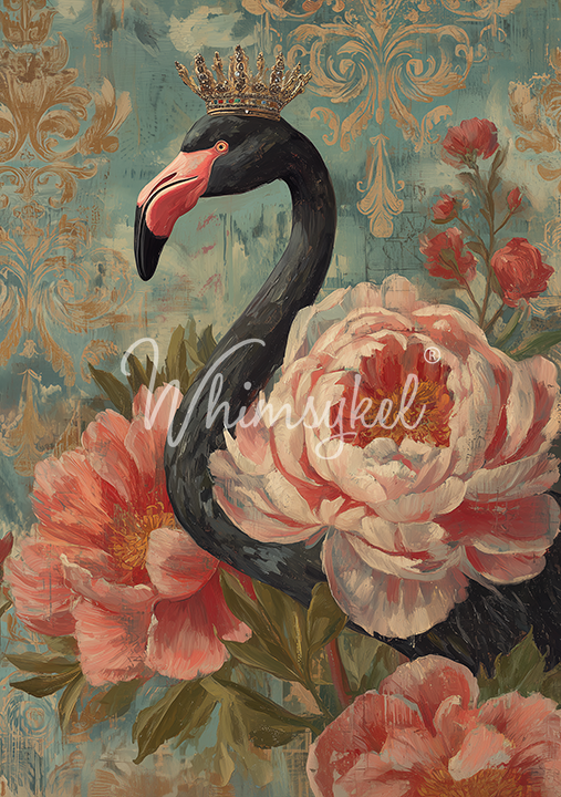 Whimsykel Decoupage Paper - Blackwater Belle