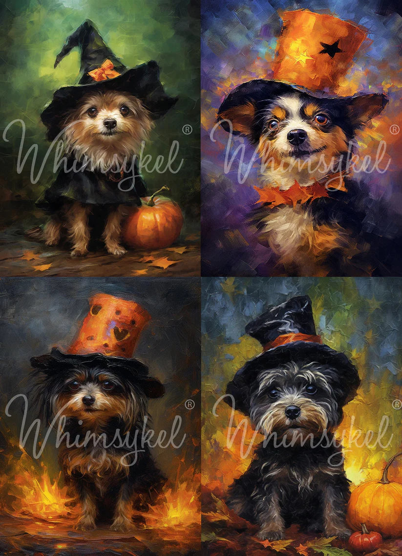 Whimsykel Decoupage Paper - Boo Crew