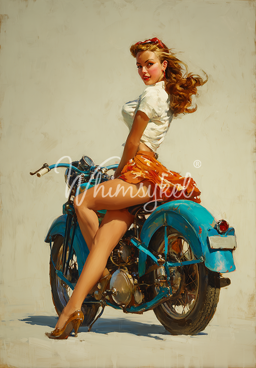 Whimsykel Decoupage Paper - Curves and Cruisin