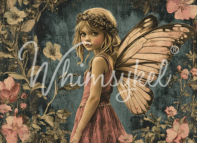 Whimsykel Decoupage Paper - Flower Fairy