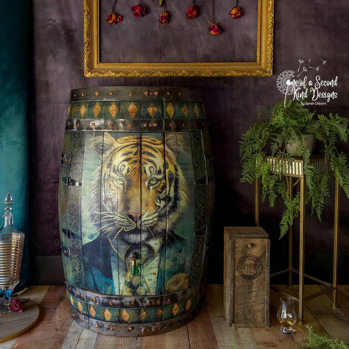 Whimsykel Decoupage Paper - Sebastian Tiger