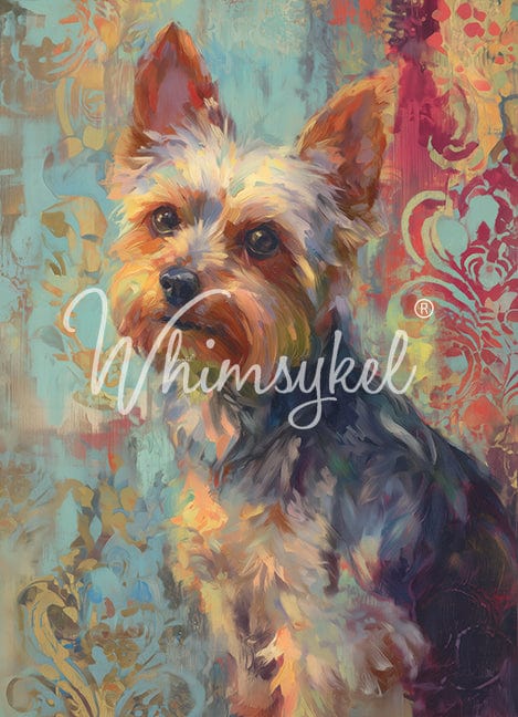 Whimsykel Decoupage Paper - Yorkie