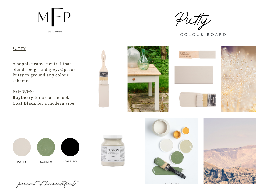 Restyled Furniture Studio Yarra Valley Melbourne Australia Fusion Mineral Paint Furniture Painting Supplies Putty