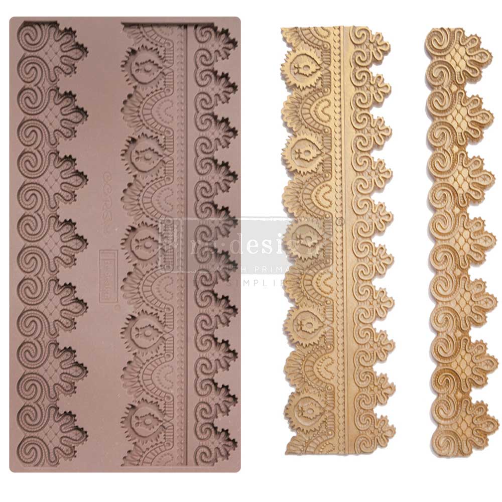 Restyled Furniture Studio Yarra Valley Melbourne Australia Redesign With Prima Décor Mould Furniture Transfer Tissue Paper CECE Border Lace II