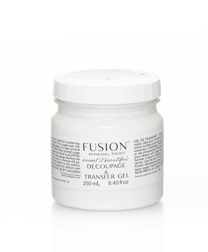Fusion Mineral Paint - Decoupage and Transfer Gel