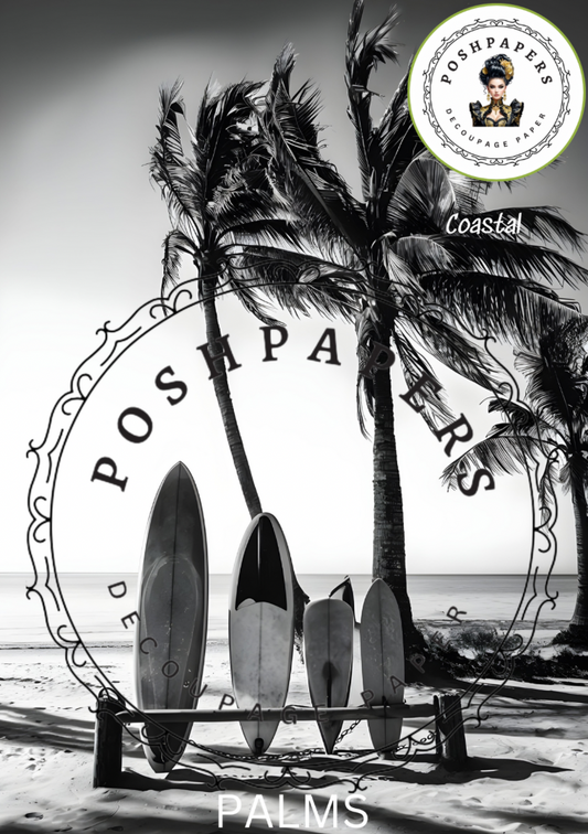 Posh Papers Decoupage Paper - Palms