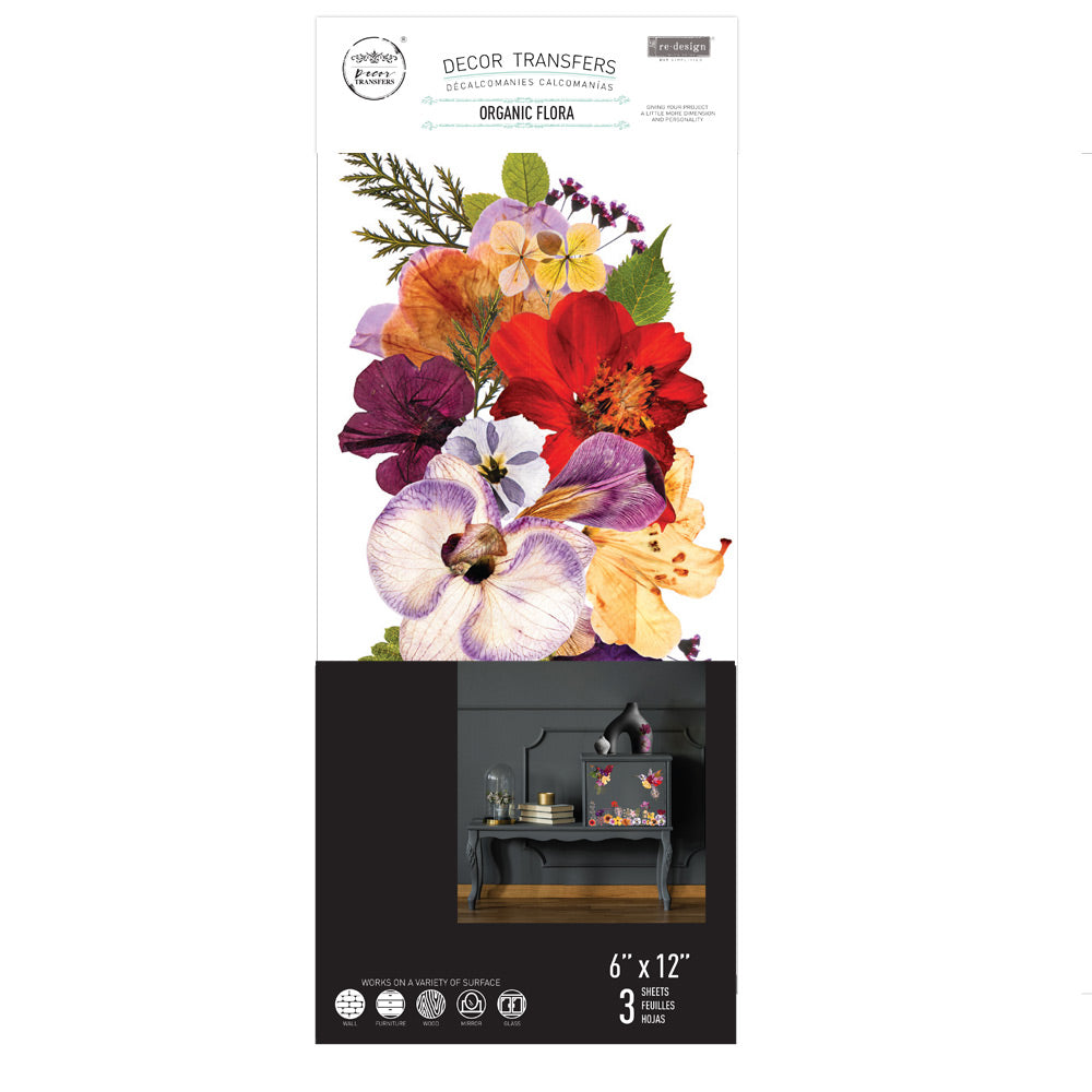 Redesign Decor Transfers® -  Organic Flora (Small Transfers)