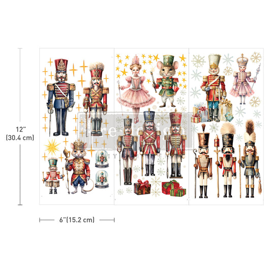 Redesign Decor Transfers® -  Nutcracker Christmas (Small Transfers)