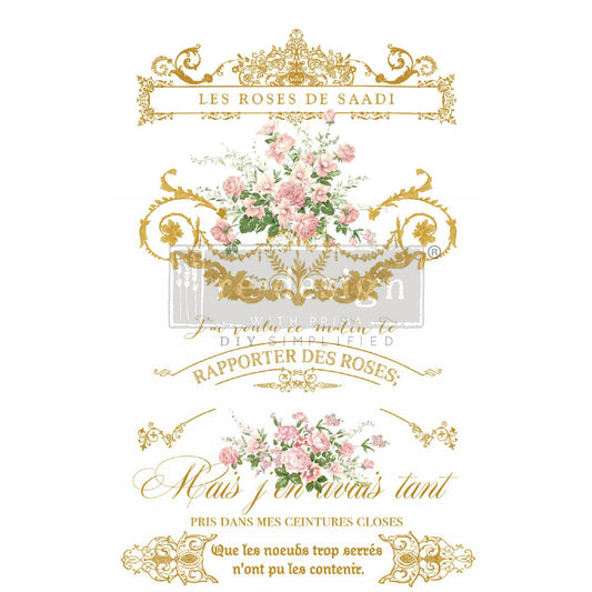 Redesign Decor Transfers® - Kacha Les Roses