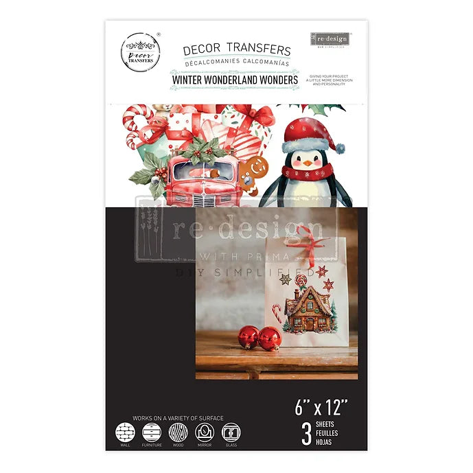 Redesign Decor Transfers® -  Winter Wonderland Wonders (Small Transfers)