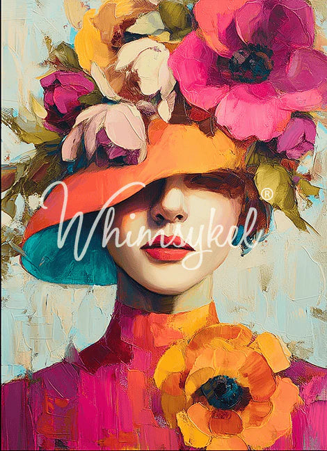 Whimsykel Decoupage Paper - Derby Diva
