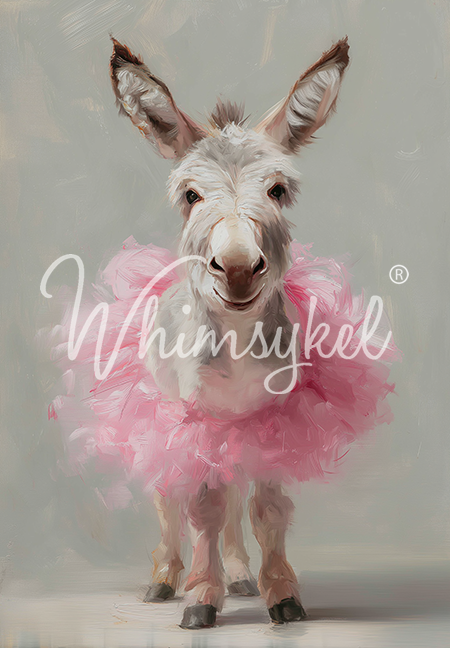 Whimsykel Decoupage Paper - Donkey Dance