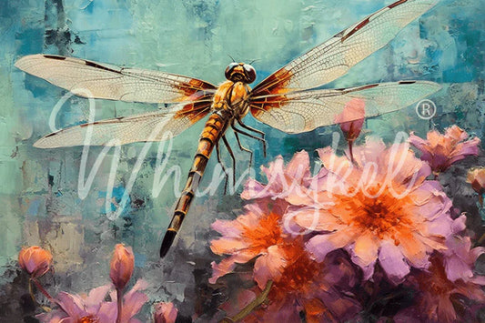 Whimsykel Decoupage Paper - Dragonfly Dance