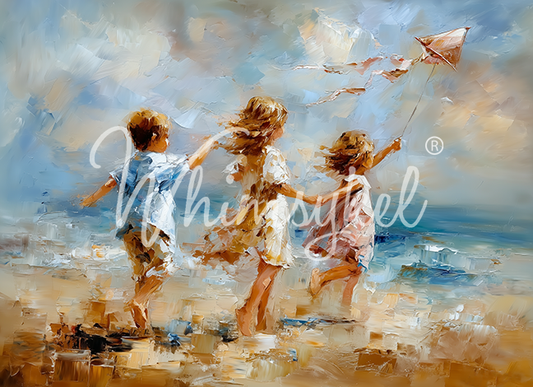 Whimsykel Decoupage Paper - Fly a Kite
