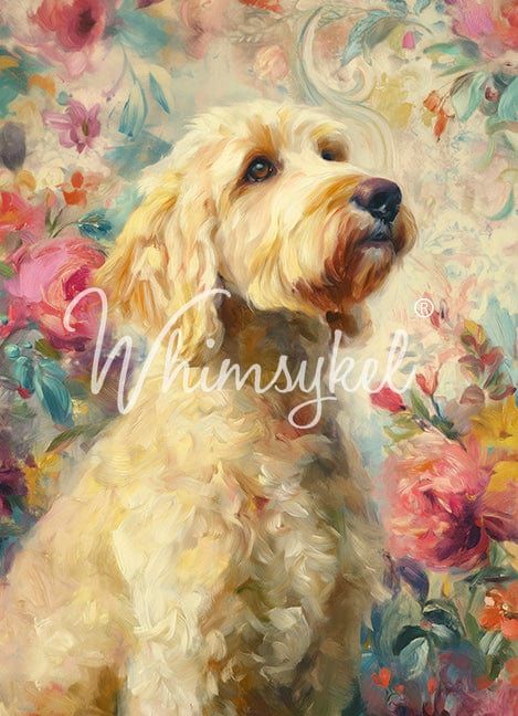 Whimsykel Decoupage Paper - Golden Doodle