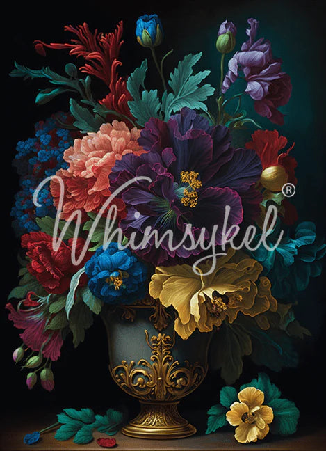 Whimsykel Decoupage Paper - Opulent Arrangement