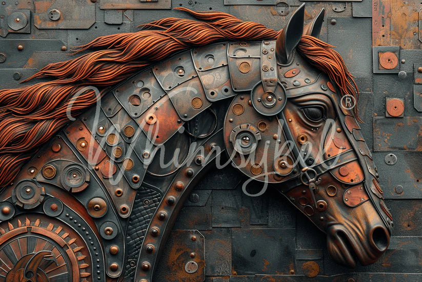Whimsykel Decoupage Paper - Iron Horse