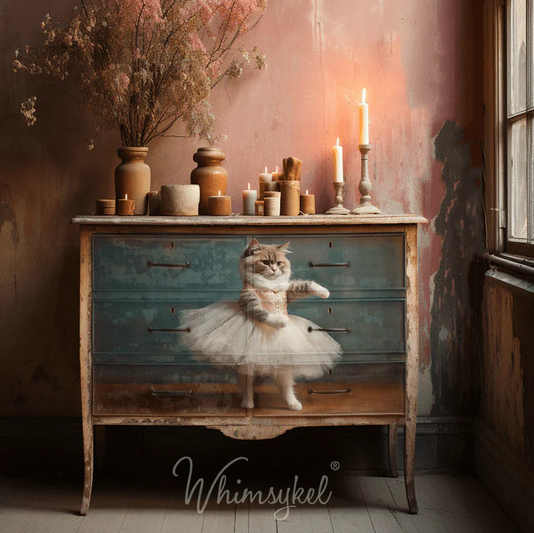 Whimsykel Decoupage Paper - Whiskerina