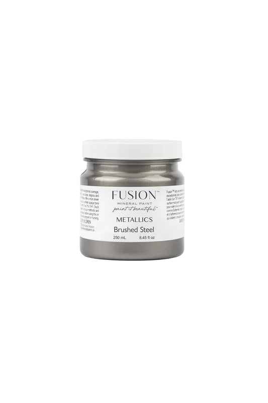Restyled Furniture Studio Yarra Valley Melbourne Australia Fusion Mineral Paint Furniture Painting Supplies Metallic Brushed Steel