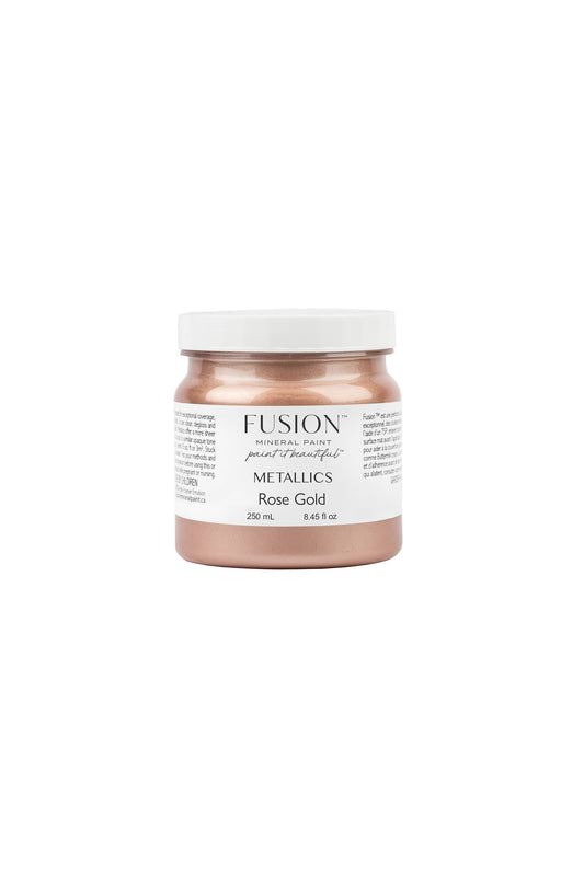 Restyled Furniture Studio Yarra Valley Melbourne Australia Fusion Mineral Paint Furniture Painting Supplies Metallic Rose Gold